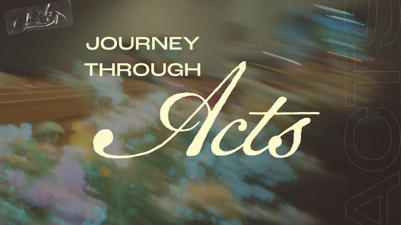 Journey Through Acts — a sermon series at The Garden Co.